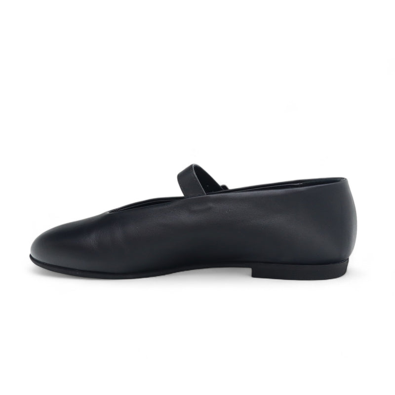 Ballerina Tacco Oro art.E105 nappa nero