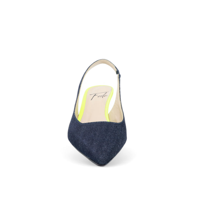SLINGBACK ROBERTO FESTA - ARABEL JEANS DENIM