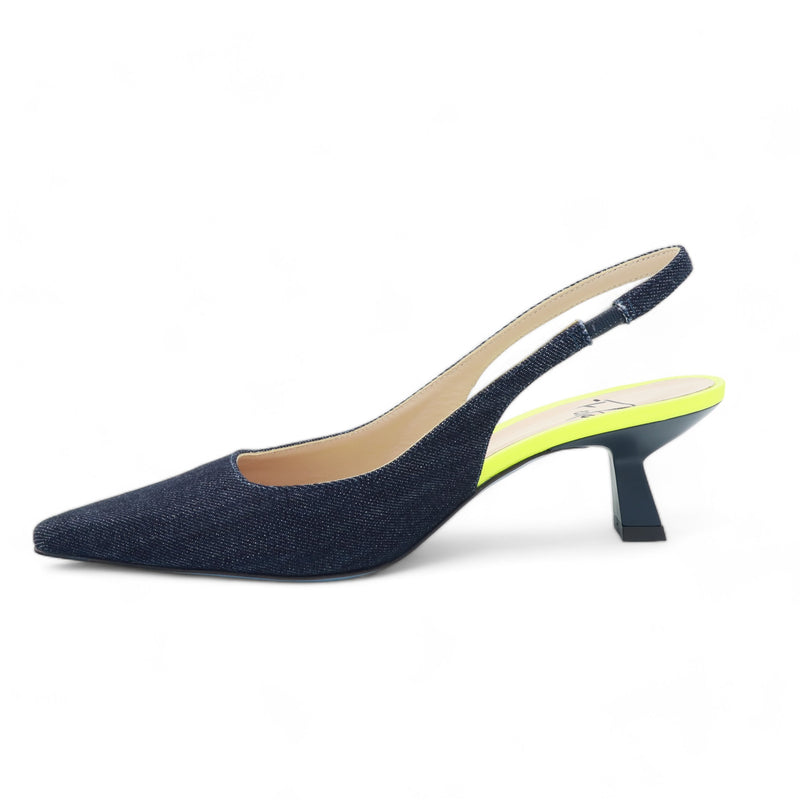 SLINGBACK ROBERTO FESTA - ARABEL JEANS DENIM
