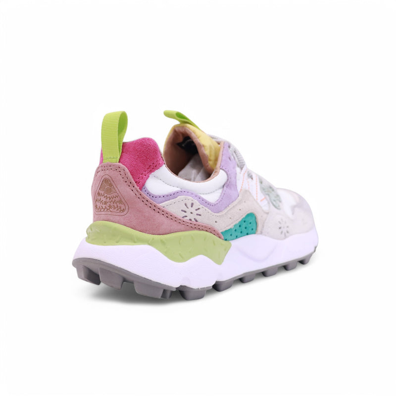 FLOWER MOUNTAIN YAMANO SUEDE nylon light lilac white