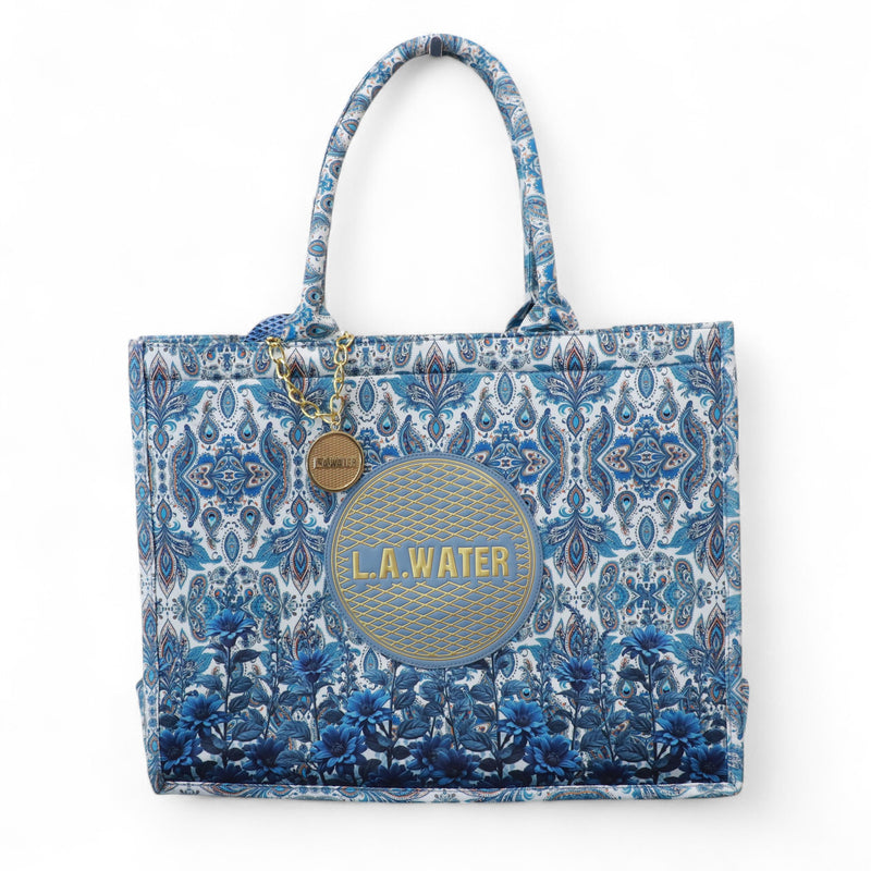 L.A. WATER 51004 maxi bag azzurra