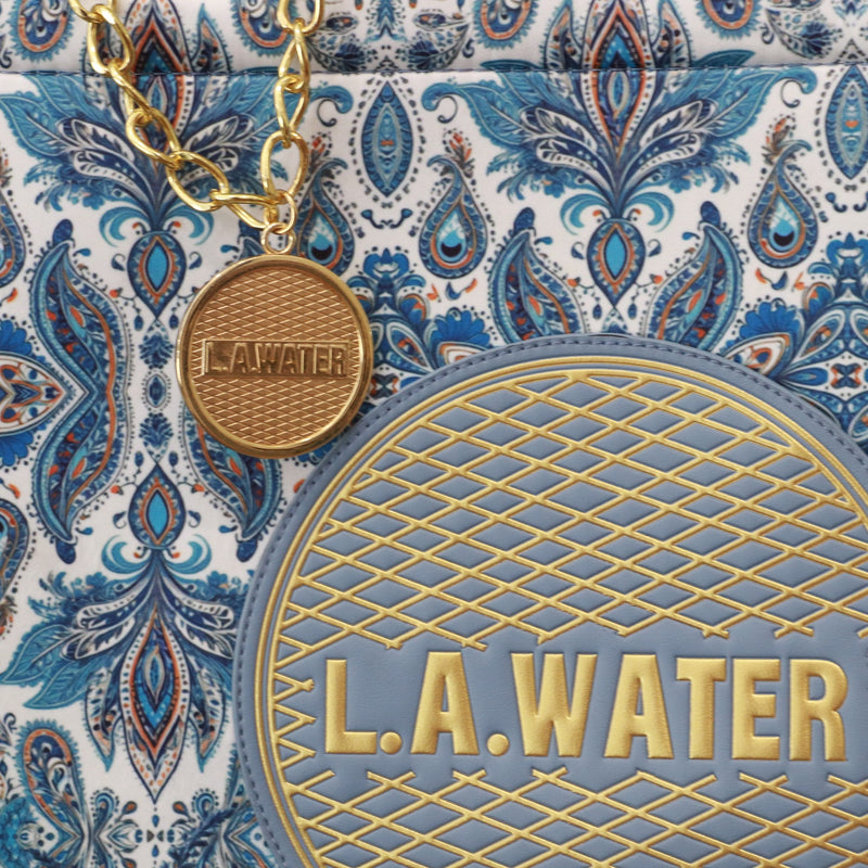 L.A. WATER 51004 maxi bag azzurra