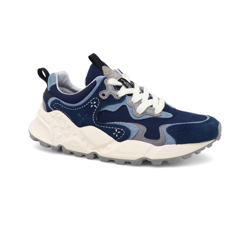 FLOWER MOUNTAIN RULIS SUEDE KNITTED - navy/multi