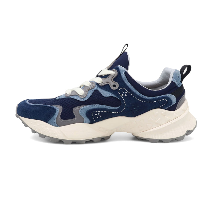 FLOWER MOUNTAIN RULIS SUEDE KNITTED - navy/multi